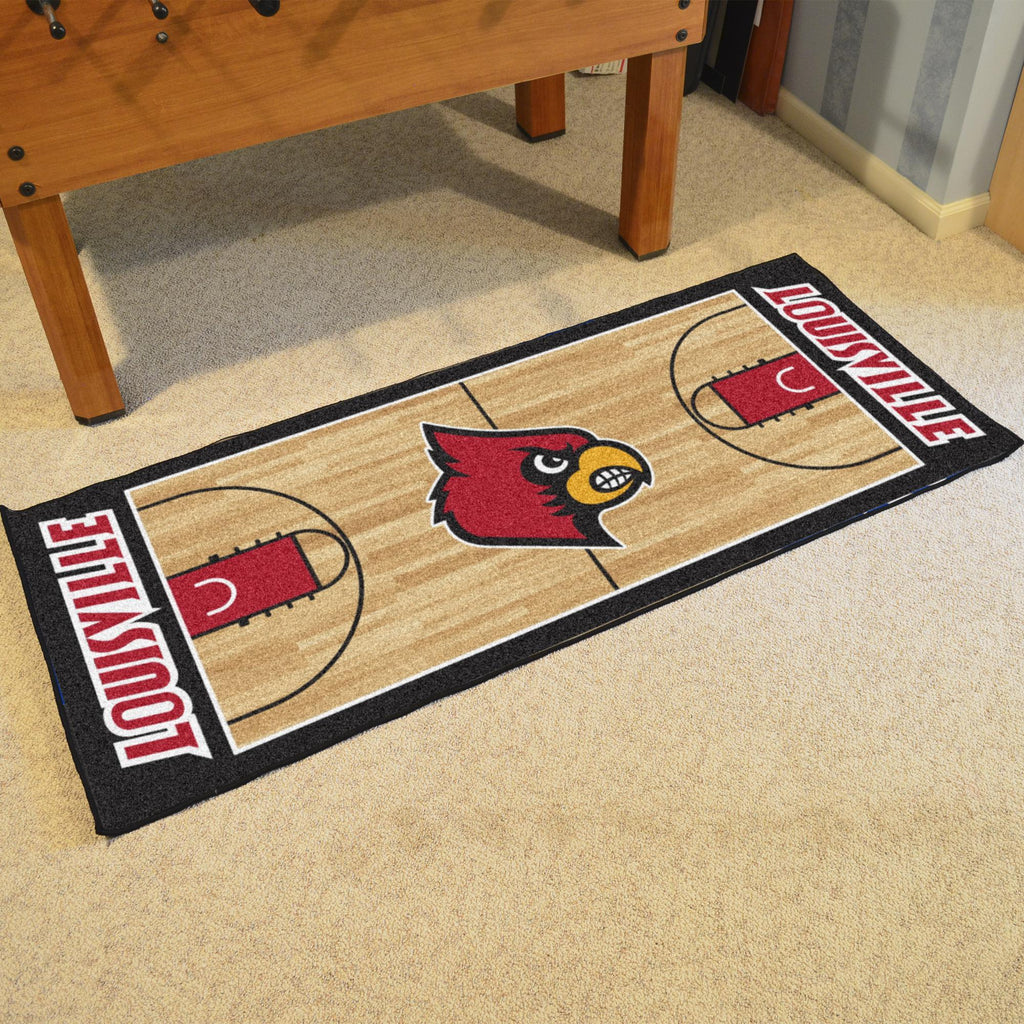 Louisville Cardinals NCAA Basketball Runner 30"x72" 