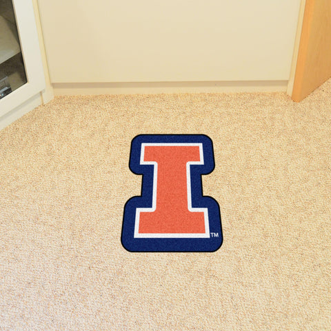 Illinois Fighting Illini Mascot Mat 30" x 40" 