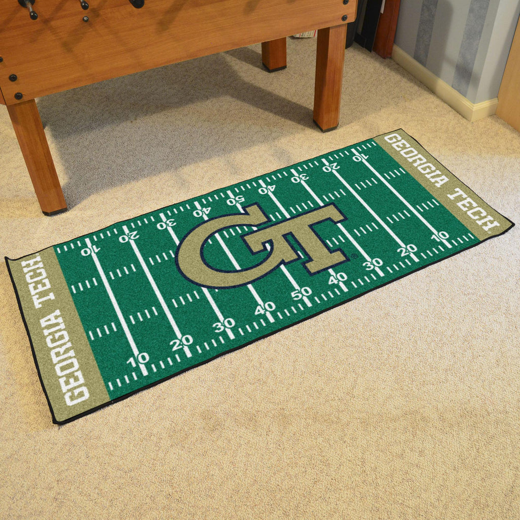 Georgia Tech Yellow Jackets Football Field Runner 30"x72"