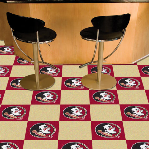 Florida State Seminoles Team Carpet Tiles 18"x18" tiles 