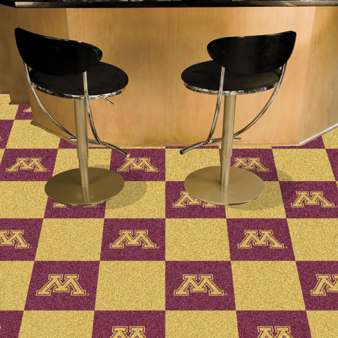 Minnesota Golden Gophers Team Carpet Tiles 18"x18" tiles 