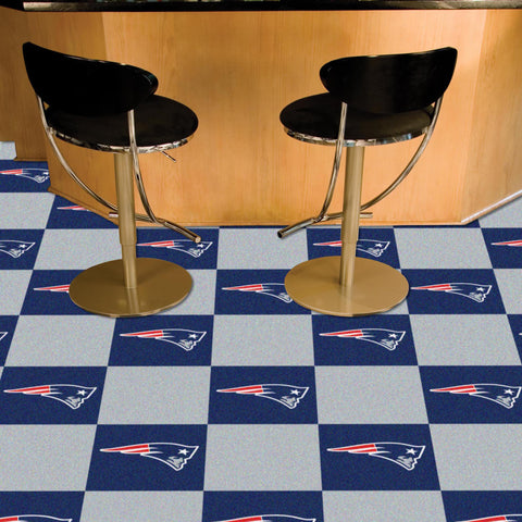 New England Patriots Team Carpet Tiles 18"x18" tiles 