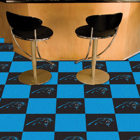 Carolina Panthers Team Carpet Tiles 18"x18" tiles 