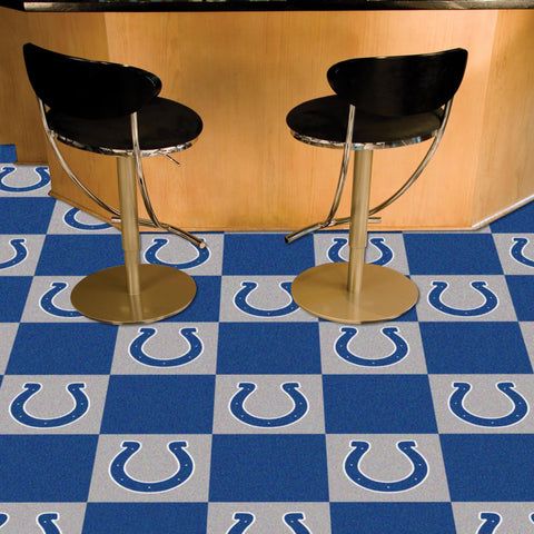 Indianapolis Colts Team Carpet Tiles 18"x18" tiles 