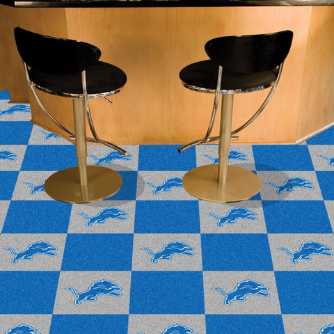 Detroit Lions Team Carpet Tiles 18"x18" tiles 