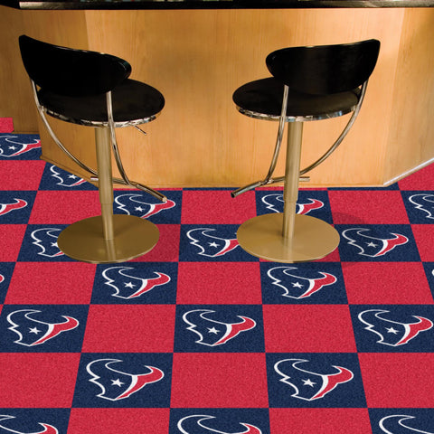 Houston Texans Team Carpet Tiles 18"x18" tiles 