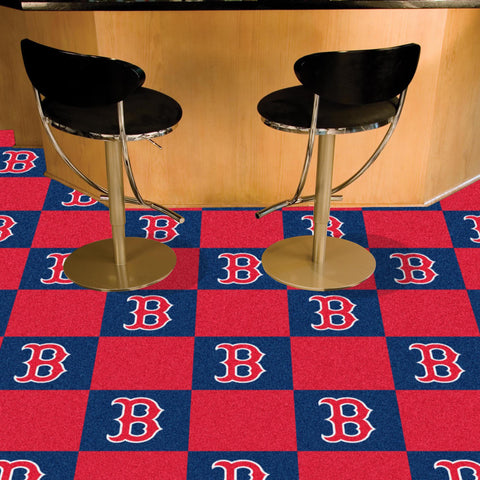 Boston Red Sox Team Carpet Tiles 18"x18" tiles 