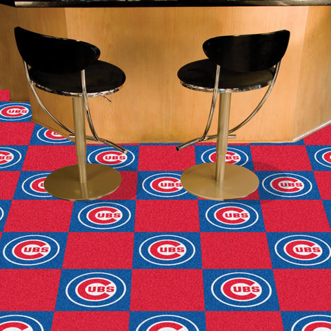 Chicago Cubs Team Carpet Tiles 18"x18" tiles 
