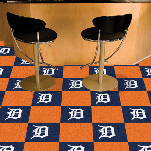 Detroit Tigers Team Carpet Tiles 18"x18" tiles 