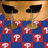 Philadelphia Phillies Team Carpet Tiles 18"x18" tiles 