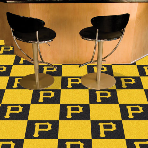 Pittsburgh Pirates Team Carpet Tiles 18"x18" tiles 