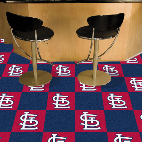 St. Louis Cardinals Team Carpet Tiles 18"x18" tiles 