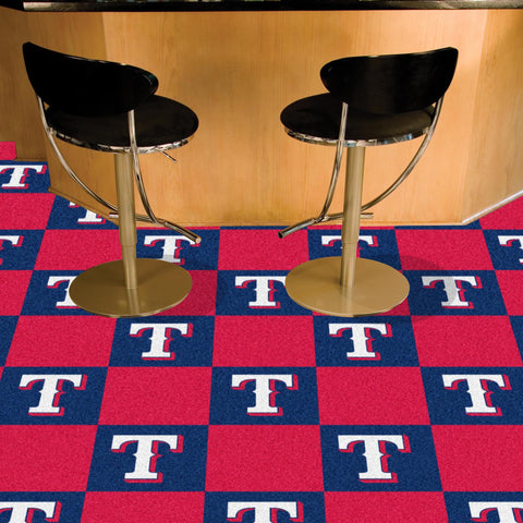 Texas Rangers Team Carpet Tiles 18"x18" tiles 