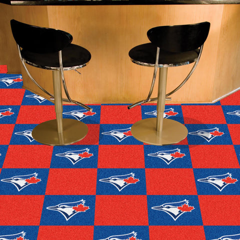 Toronto Blue Jays Team Carpet Tiles 18"x18" tiles 
