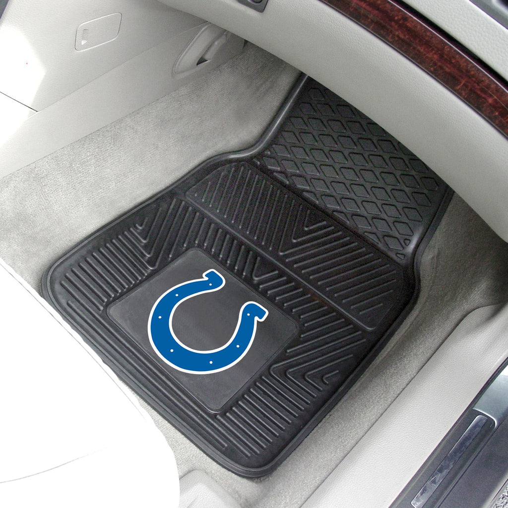 Indianapolis Colts 2 pc Vinyl Car Mat Set 17"x27" 