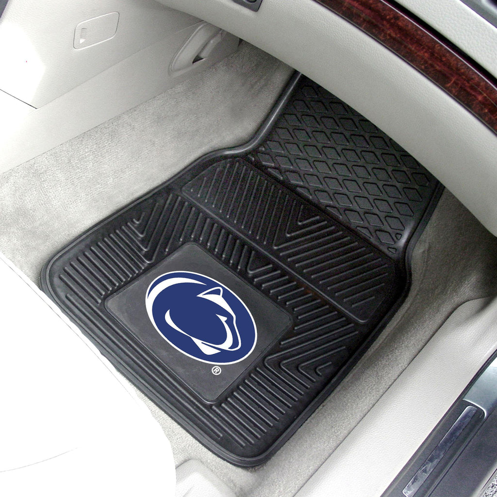 Penn State Nittany Lions 2 pc Vinyl Car Mat Set 17"x27" 