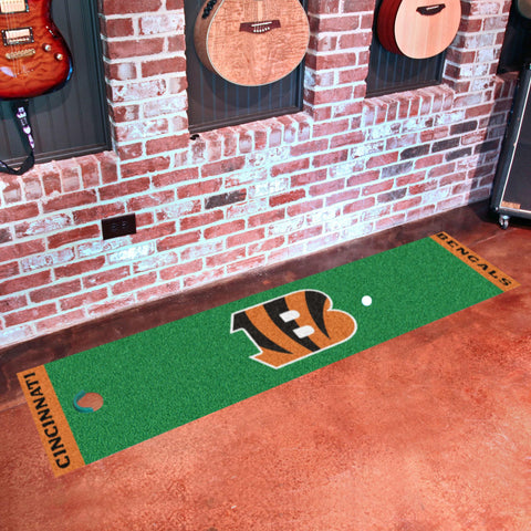 Cincinnati Bengals Putting Green Mat 18"x72" 