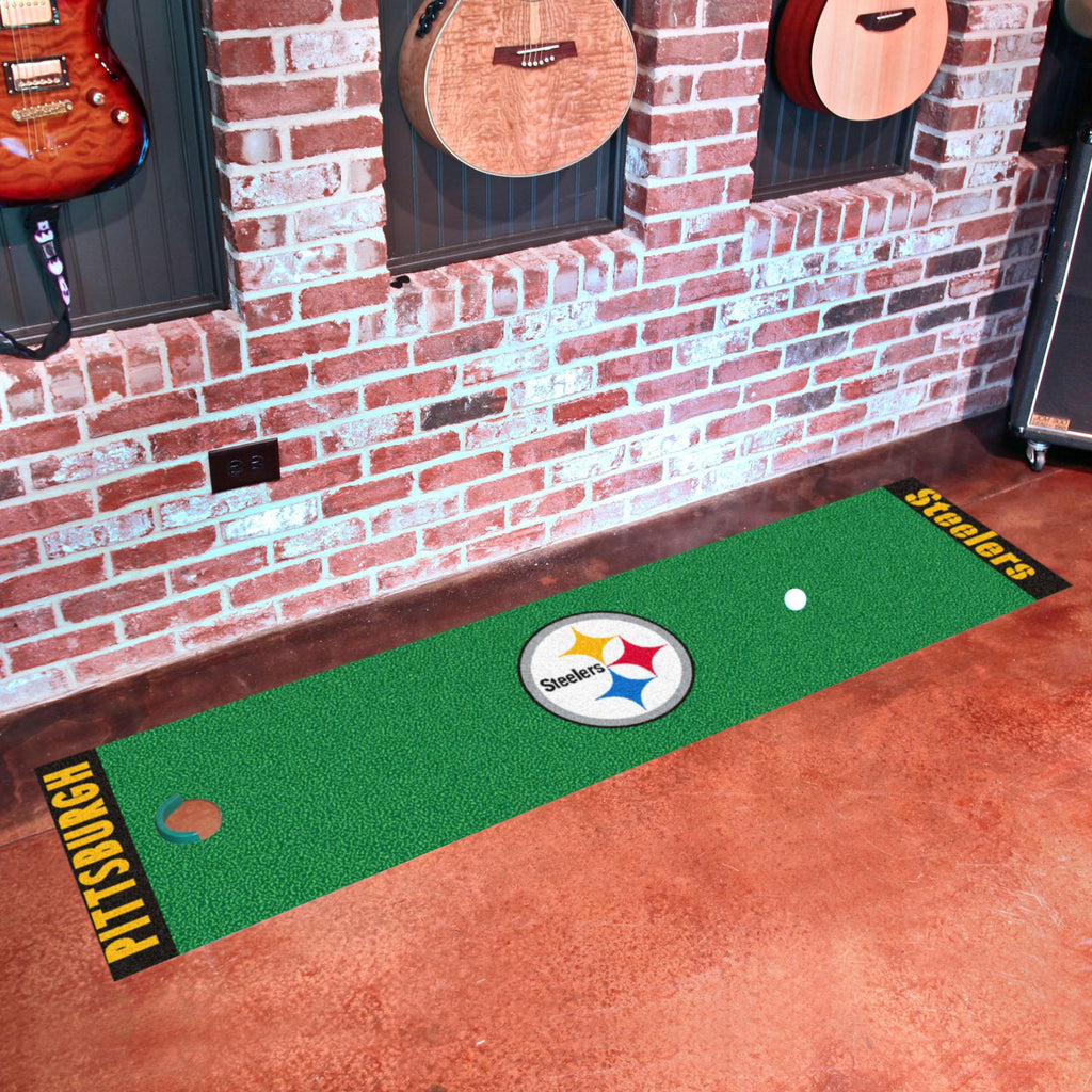 Pittsburgh Steelers Putting Green Mat 18"x72" 