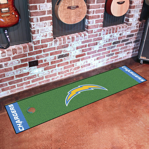 Los Angeles Chargers Putting Green Mat 18"x72" 