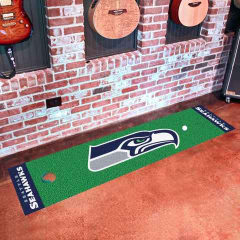 Seattle Seahawks Putting Green Mat 18"x72" 