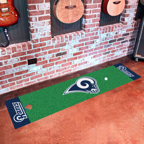 Los Angeles Rams Putting Green Mat 18"x72" 