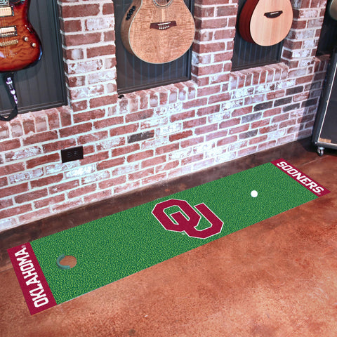 Oklahoma Sooners Putting Green Mat 18"x72" 