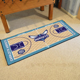 North Carolina Tar Heels Hornets Court Large Runner 29.5x54 