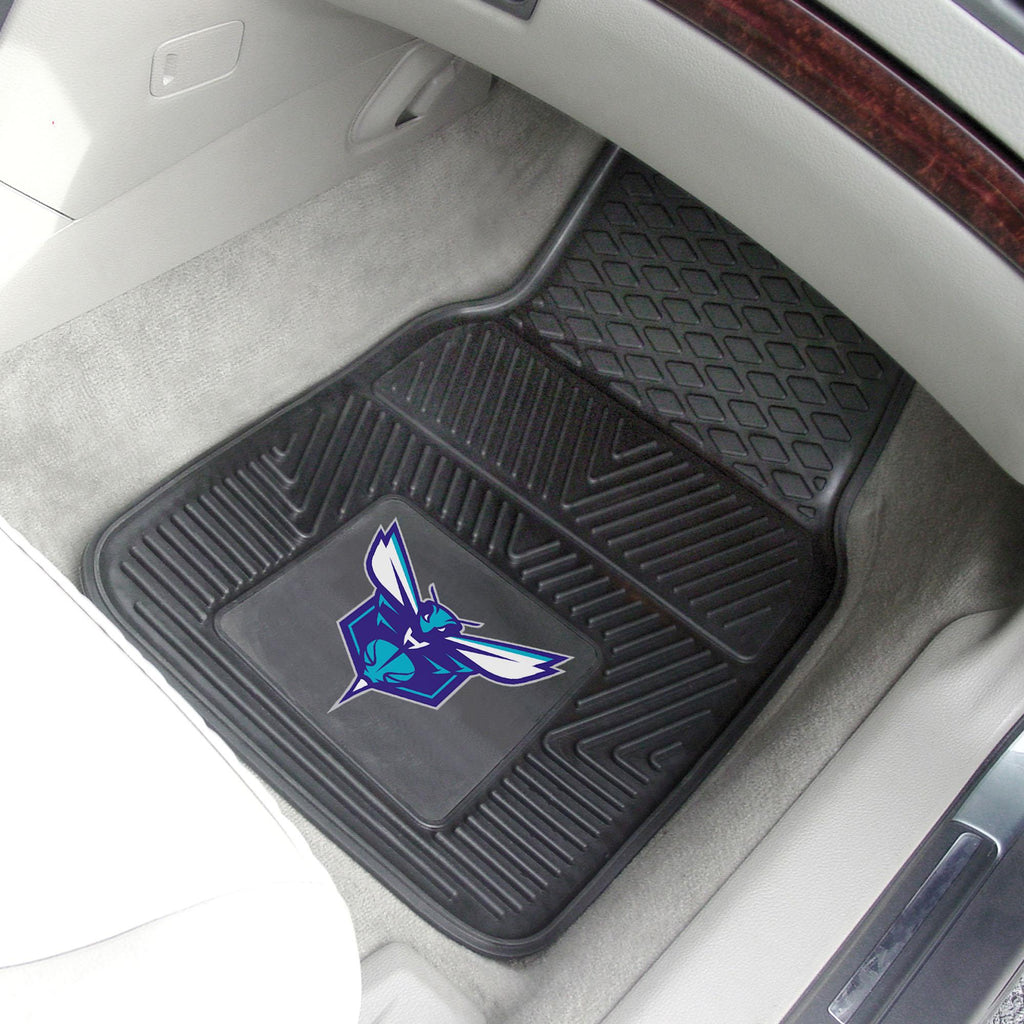 North Carolina Tar Heels Hornets 2 pc Vinyl Car Mat Set 17"x27" 