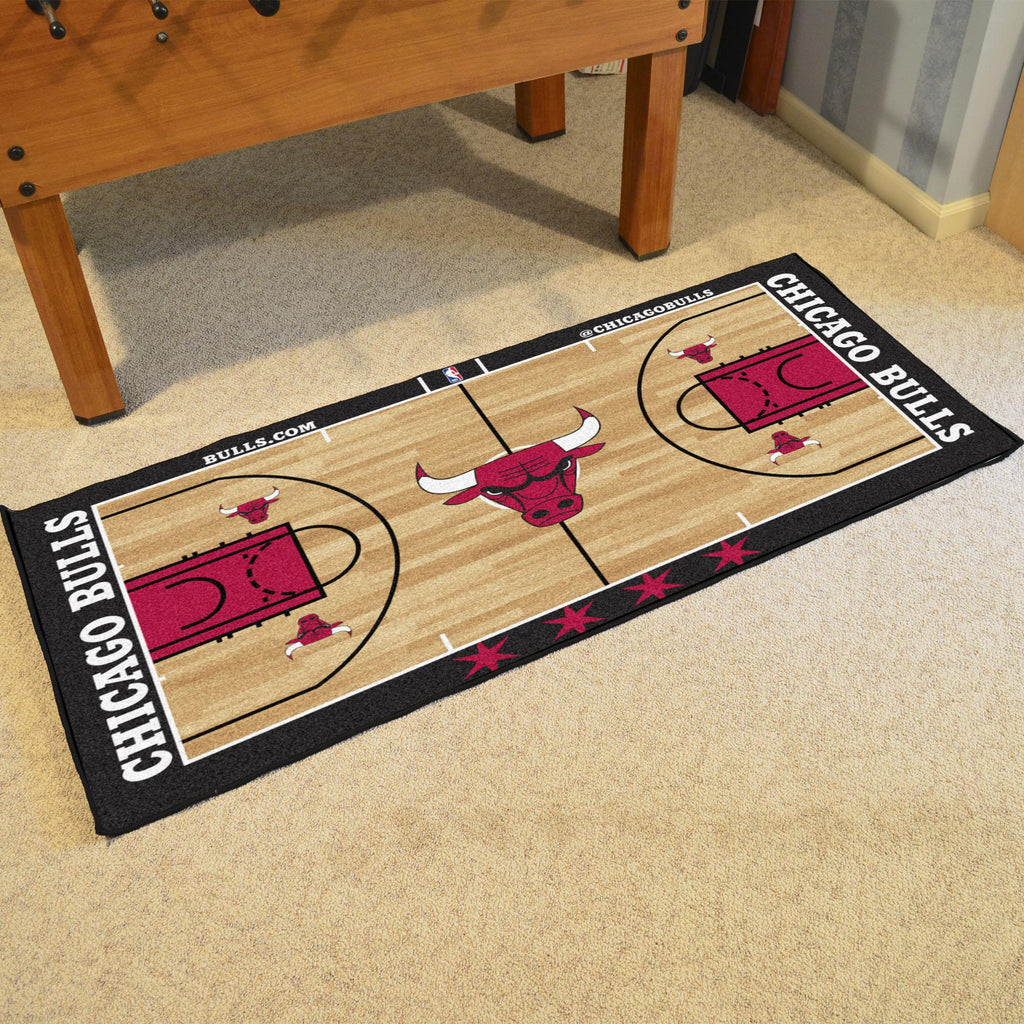 Chicago Bulls Court Large Runner 29.5x54 