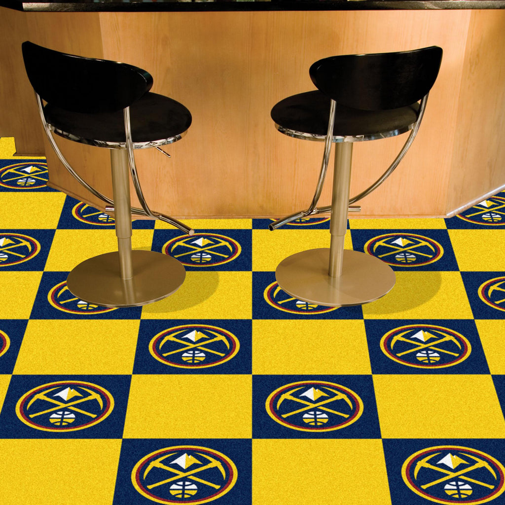 Denver Nuggets Team Carpet Tiles 18"x18" tiles 