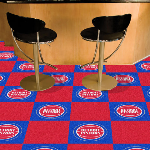 Detroit Pistons Team Carpet Tiles 18"x18" tiles 
