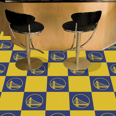 Golden State Warriors Team Carpet Tiles 18"x18" tiles 