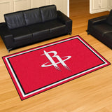 Houston Rockets 5x8 Rug 59.5"x88" 