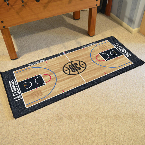 Los Angeles Clippers Court Large Runner 29.5x54 