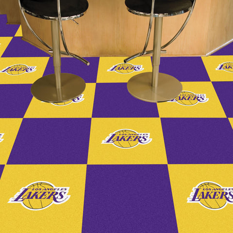 Los Angeles Lakers Team Carpet Tiles 18"x18" tiles 