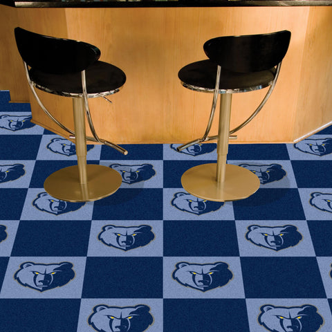 Memphis Grizzlies Team Carpet Tiles 18"x18" tiles 