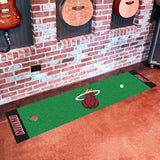 Miami Heat Putting Green Mat 18"x72" 