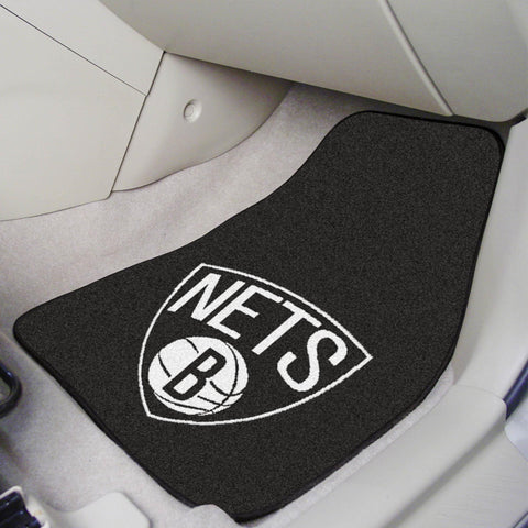 Brooklyn Nets 2 pc Carpet Car Mat Set 17"x27" 