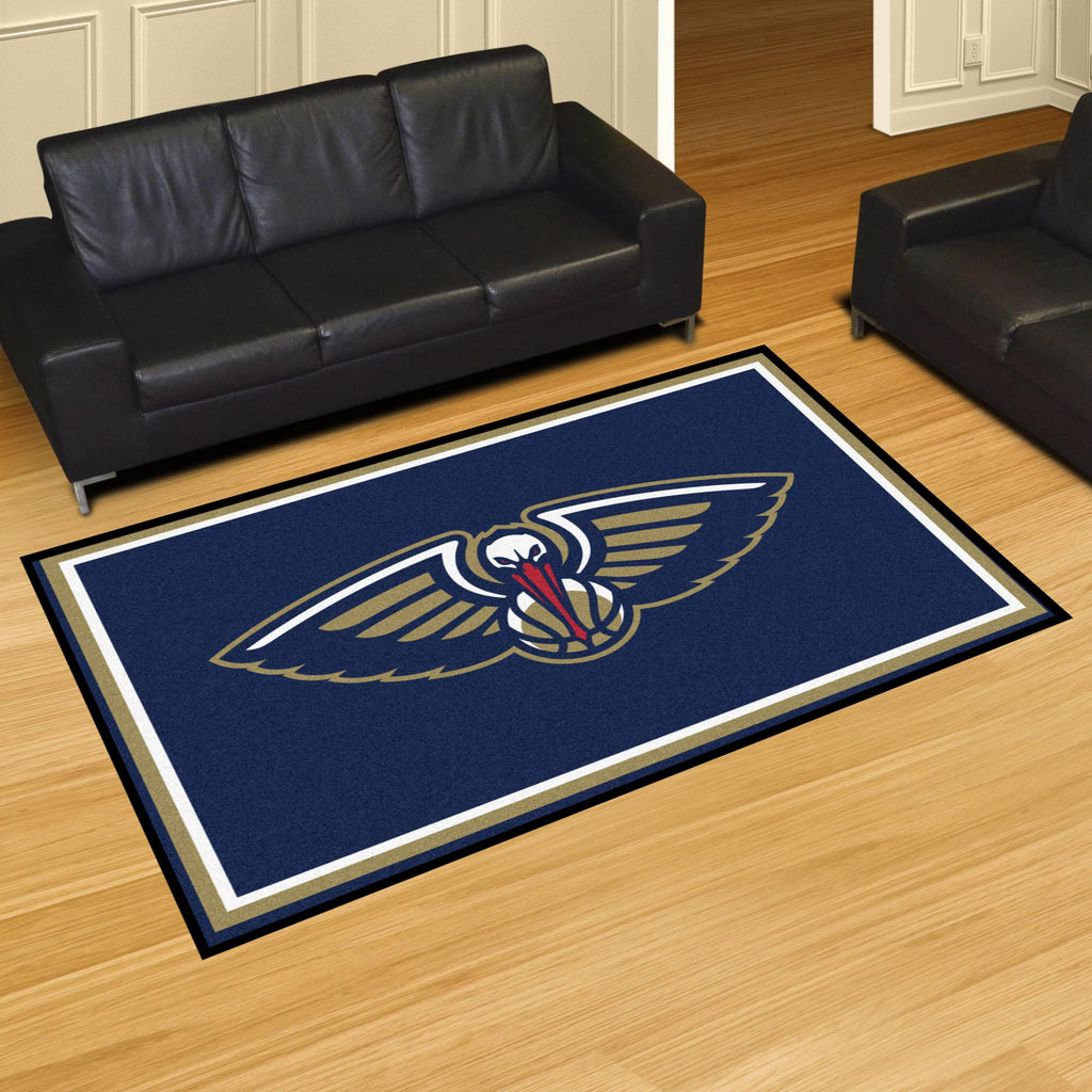 New Orleans Pelicans 5x8 Rug 59.5"x88" 