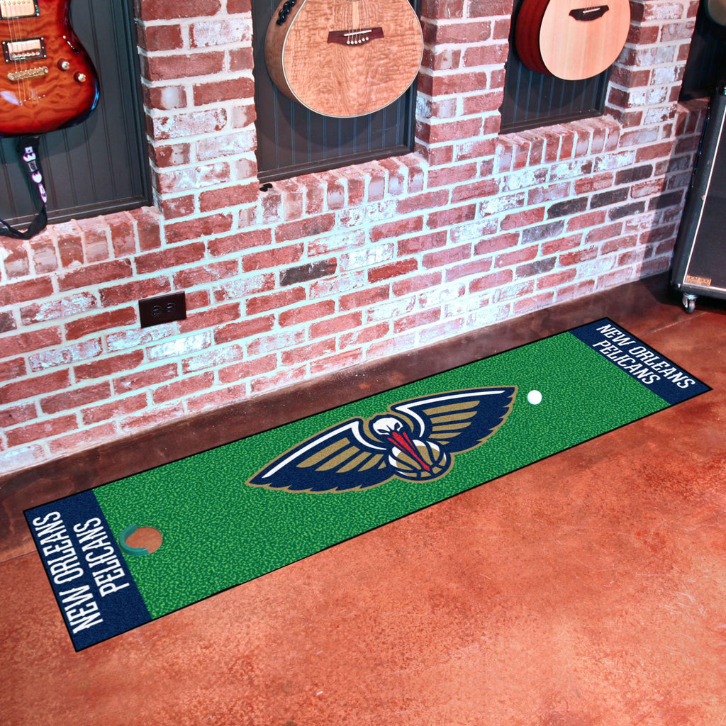 New Orleans Pelicans Putting Green Mat 18"x72" 