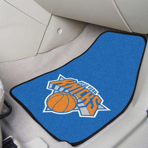 New York Knicks 2 pc Carpet Car Mat Set 17"x27" 