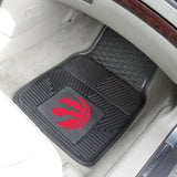 Toronto Raptors 2 pc Vinyl Car Mat Set 17"x27" 