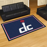 Washington Wizards 5x8 Rug 59.5"x88" 