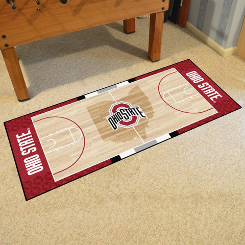 Ohio State Buckeyes NCAA Basketball Runner 30"x72" 