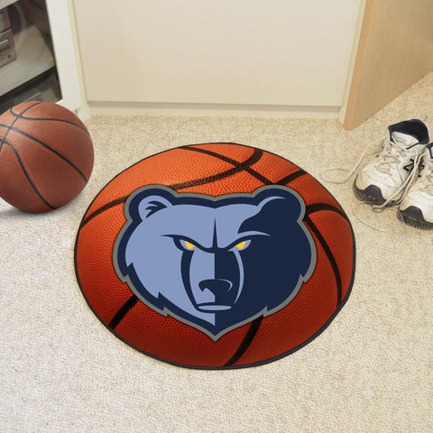 Memphis Grizzlies Basketball Mat 27" diameter 