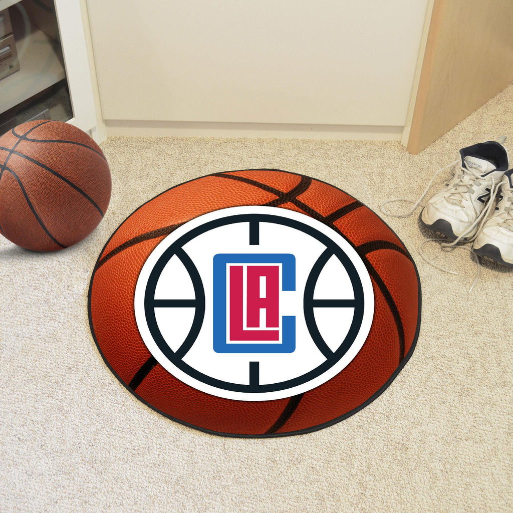Los Angeles Clippers Basketball Mat 27" diameter 