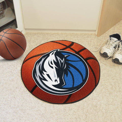 Dallas Mavericks Basketball Mat 27" diameter 