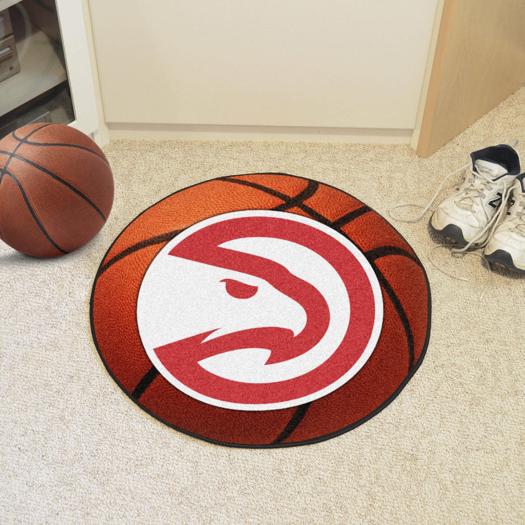 Atlanta Hawks Basketball Mat 27" diameter 