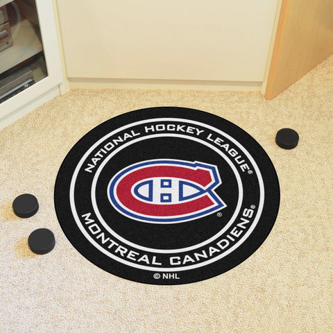 Montreal Canadiens Puck Mat 27" diameter 