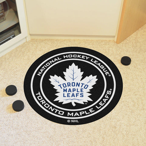 Toronto Maple Leafs Puck Mat 27" diameter 